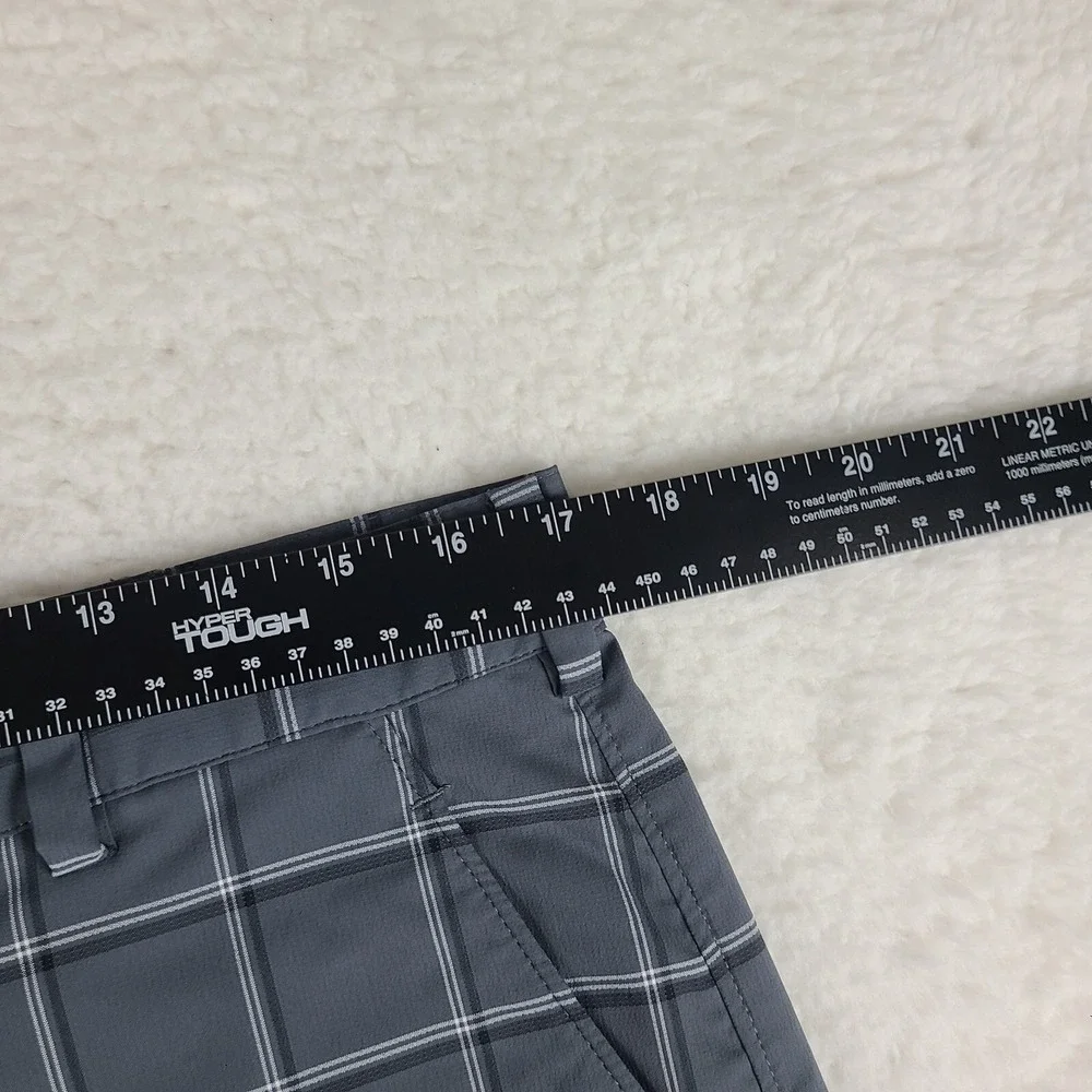 Nike Shorts Mens 34‎ Dark Gray Check 12